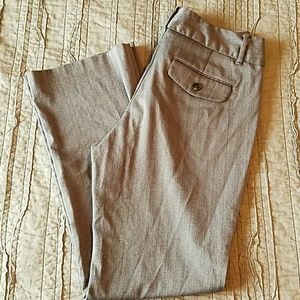 Dockers Herringbone Gray Dress Pants 6P Medium